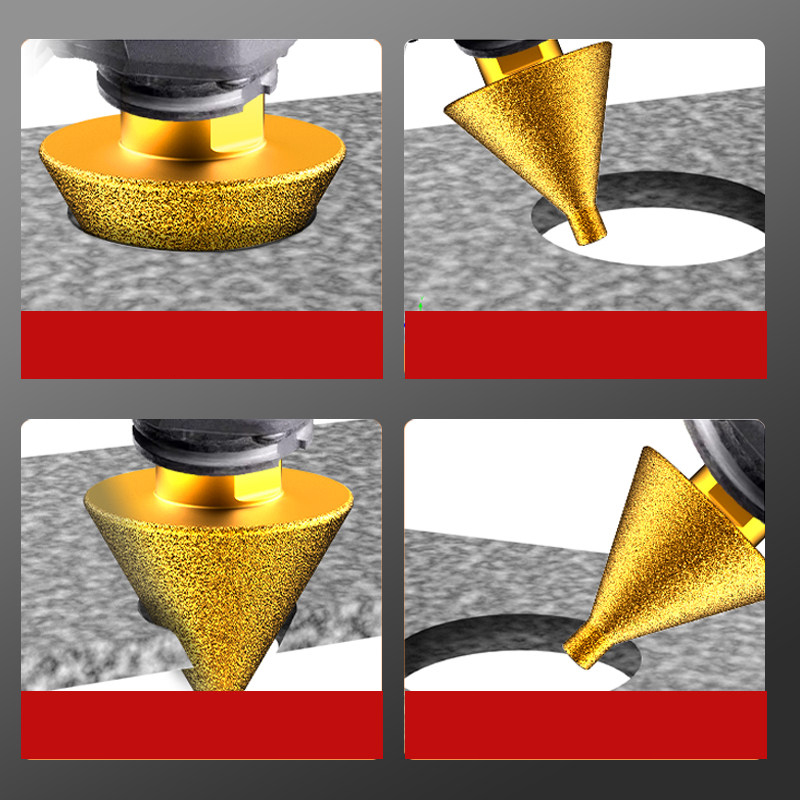 Brazed Diamond Pagoda Drill Hole Saw for Ceramic Tiles/Marble/Slabs