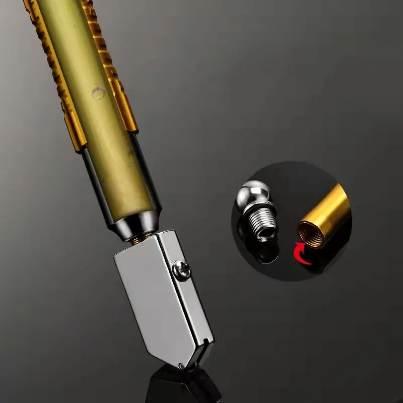 XDN-071 3-12mm Fine Plastic Handle Automatic Oil Control Glass Knife