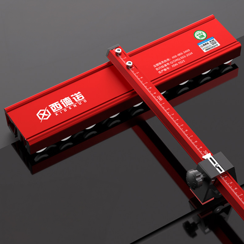 XDN-T025 Steel Ruler Five-Row T-Shaped Large Push Knife for Floor Tiles